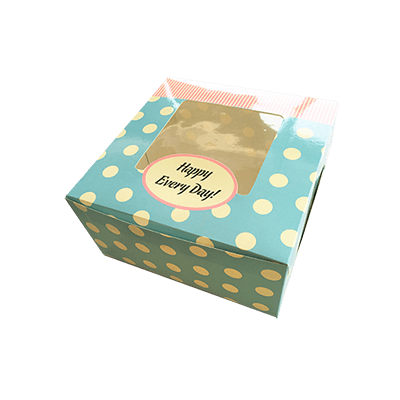Custom Window Cake Packaging Boxes