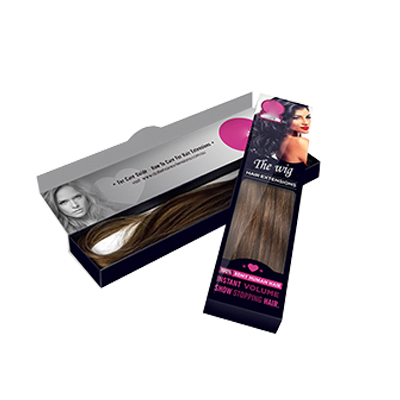Custom Hair Extension Logo Boxes
