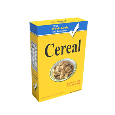 Custom Whole Grain Cereal Boxes