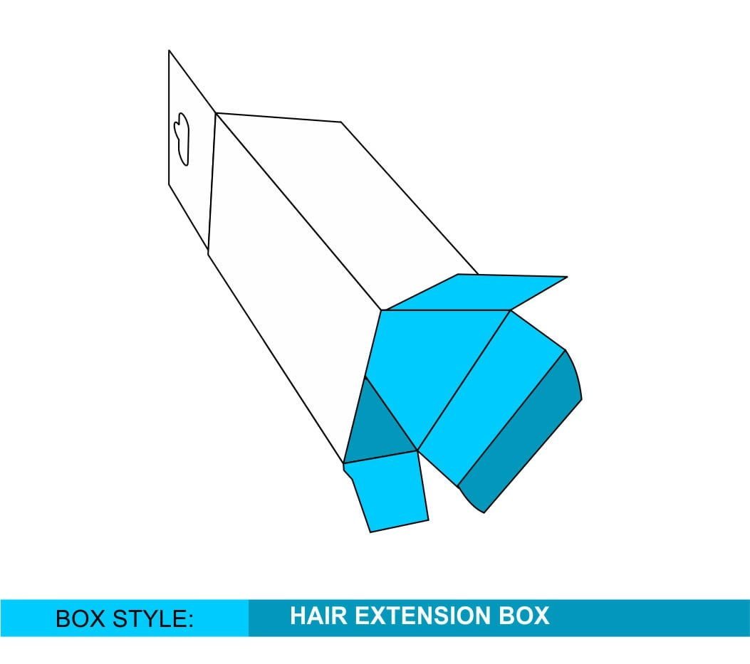 Reverse Tuck Hanging Tab Box — photo 2