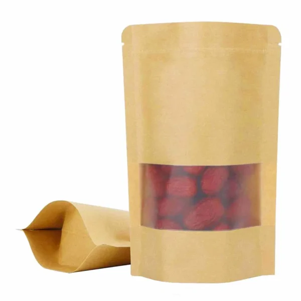 Custom Kraft Window Packaging Bags