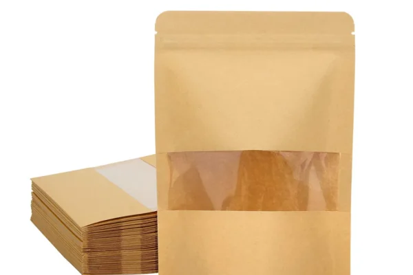 Custom Kraft Window Packaging Bags