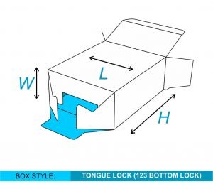 123 Bottom Lock Boxes template preview