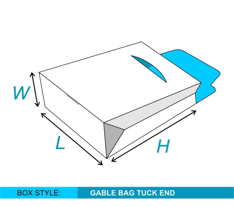 Custom Gable Bag Tuck End