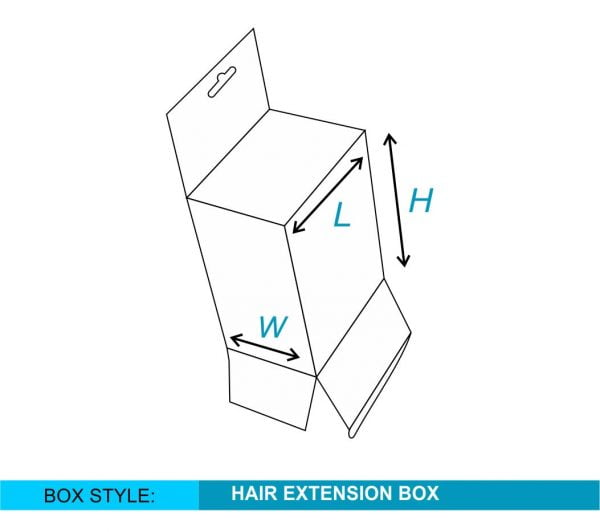 Custom Reverse Tuck Hanging Tab Box
